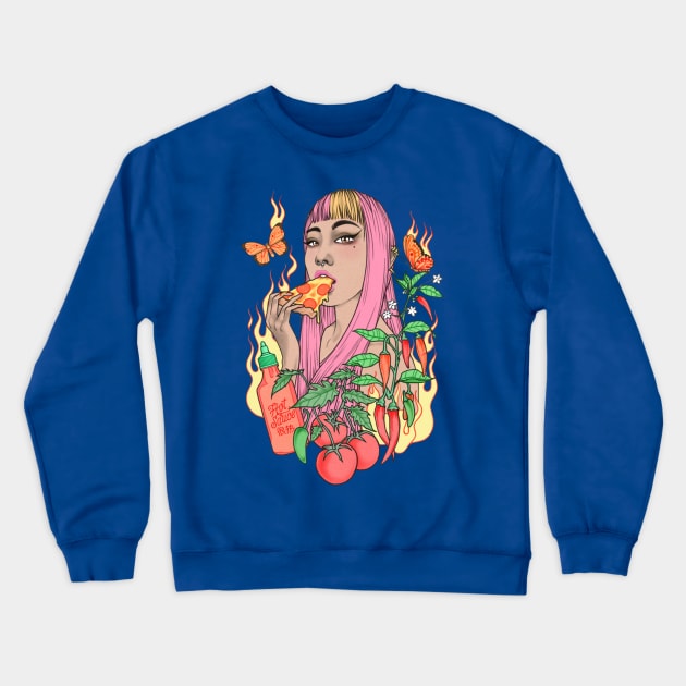 El Scorcho Crewneck Sweatshirt by RikLeeIllustration